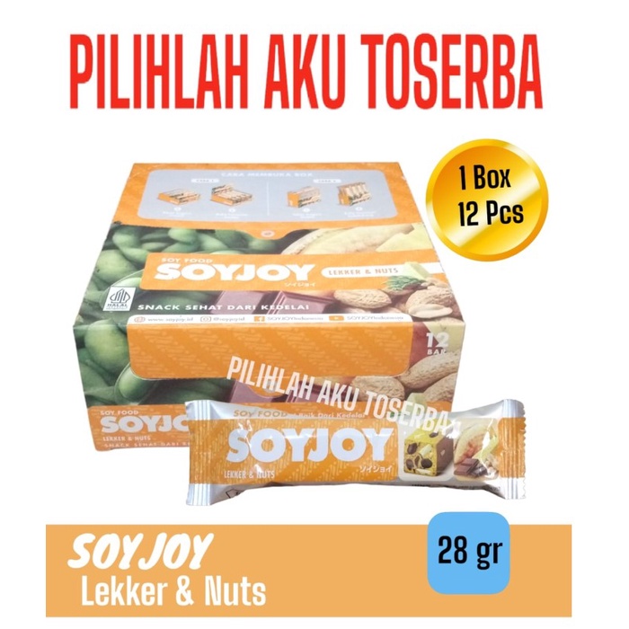 

SOYJOY LEKKER & NUTS 28 gr - ( HARGA 1 BOX ISI 12 pcs )