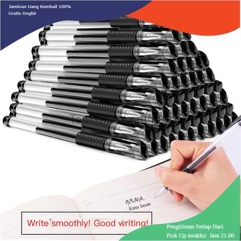 

TD - ALB KISSBUTY Pulpen Gel 0.5mm Isi Ulang dengan Tinta Refill 20 PCS - KB13CM