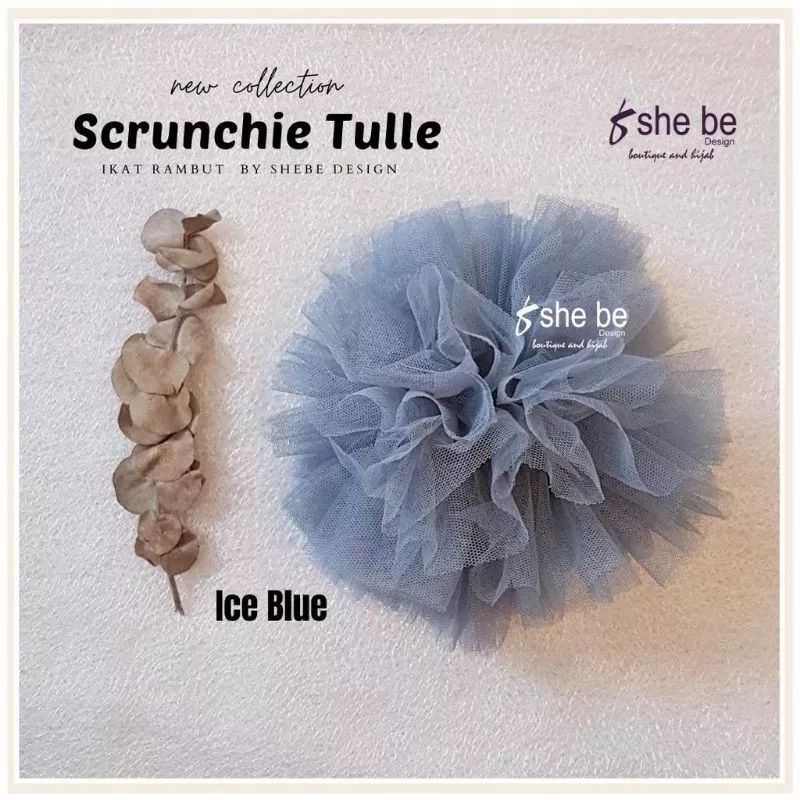 Promo Scrunchie Cepol Hijab Tile Tille Jumbo/Ikat Rambut Hijab-4