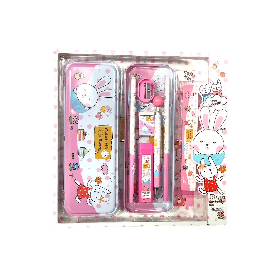 

Set Alat Tulis Impor Karakter 9905 Set Stationary 7 in 1 Box Set Alat Tulis Lucu Kado Ulang Tahun Hampers Anak Alat tulis Paket Lengkap SHABG SHABG