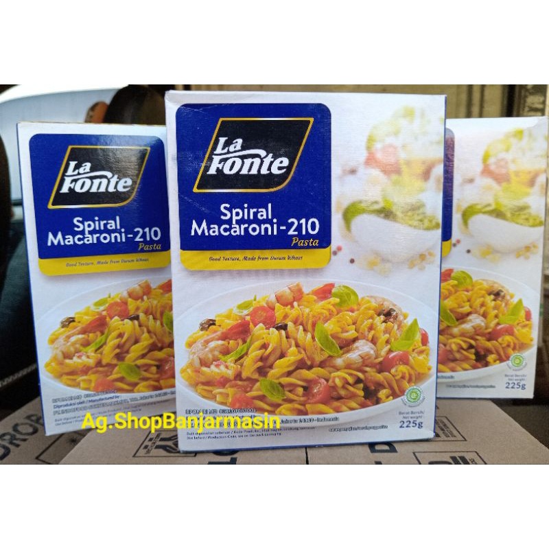 

La Fonte Spiral Macaroni 210 Pasta 225gr