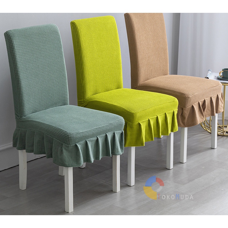 TOKOMUDA COD Sarung kursi makan Nordik Sarung Kain Kursi Bangku Makan