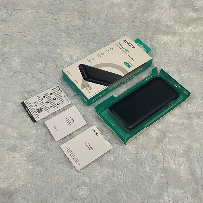 PRELOVED - Aukey Power Bank 10000mAh Basix Slim PB-N73 Second Bekas