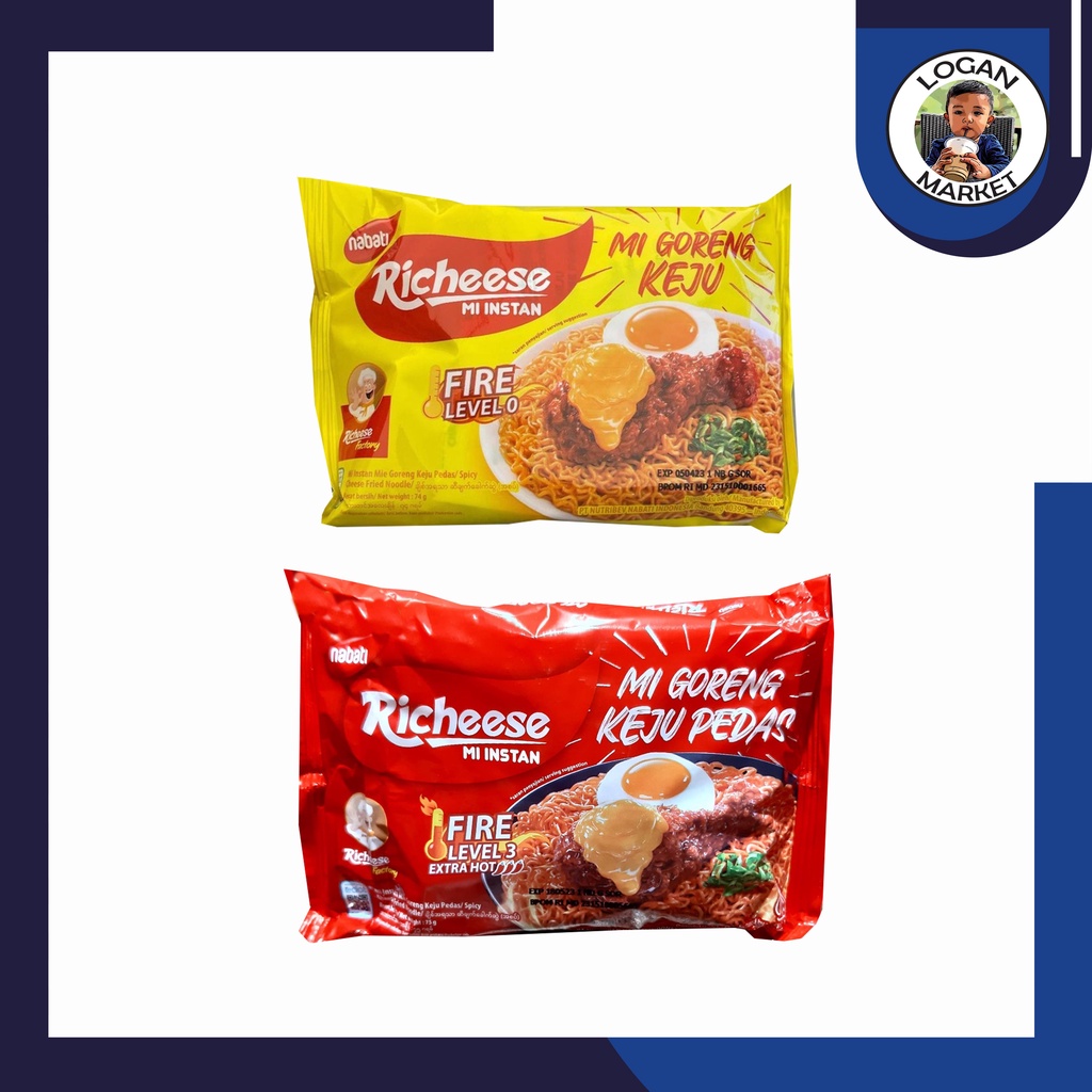 

Nabati Richeese Mie Ramen Instan Instant Keju Pedas Fire Goreng Kuah