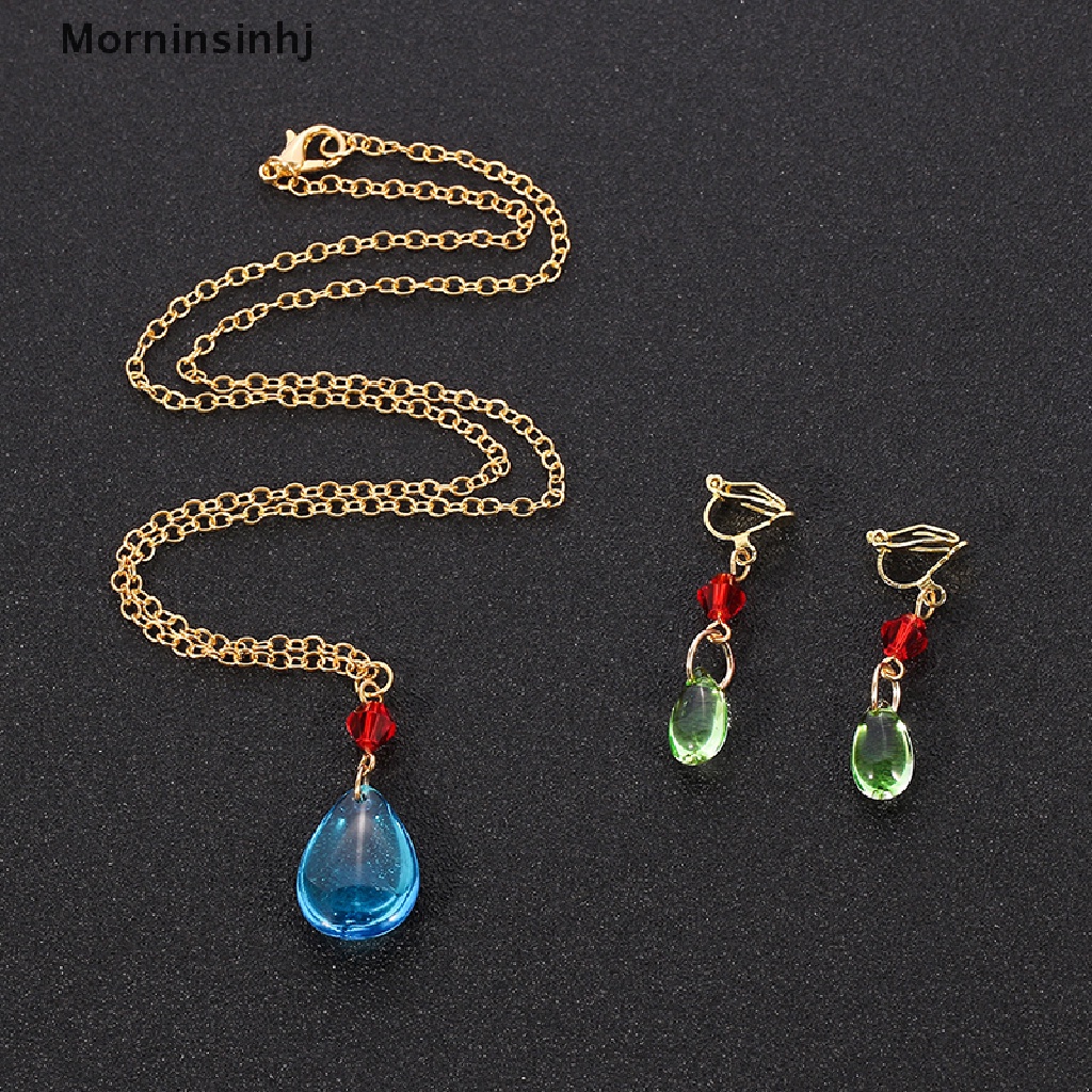 Mornin Howls Moving Castle Inspired Necklace Howl Kalung Anime Cosplay Kalung Anime Perhiasan Liontin Kalung Ornamen Kristal id