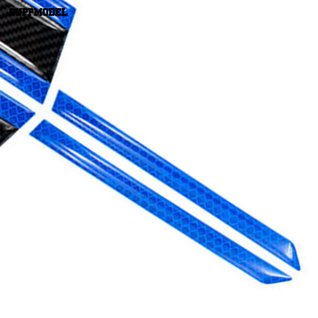 Suppmodel 1pasang Tape Reflektif Strip Tahan Aus Untuk Mobil 3D Stiker Stripe Reflektif Kuat Kecerahan Tinggi