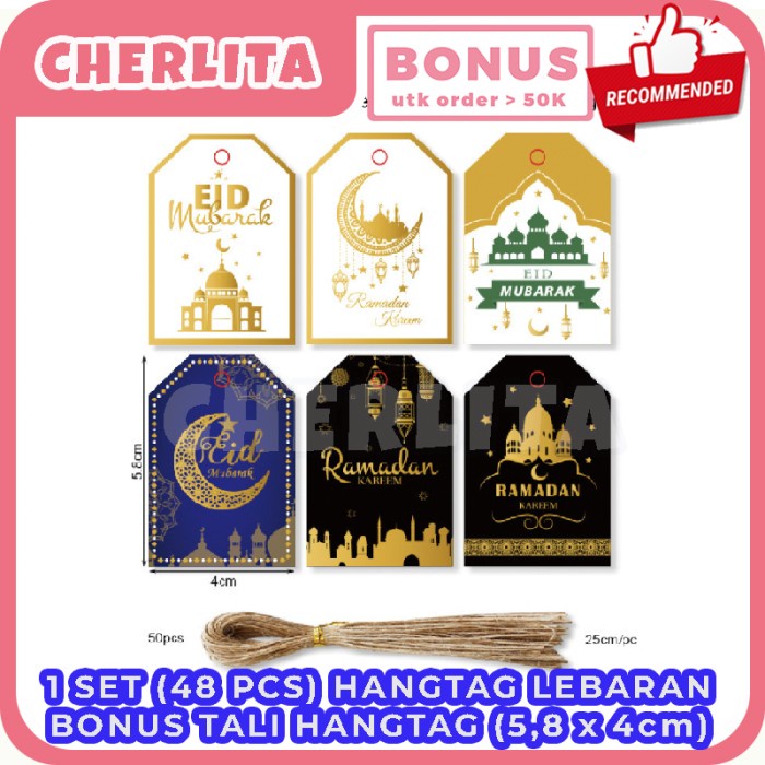 

Hang Tag Lebaran Hangtag Hampers Idul Fitri Premium Bonus Tali Goni