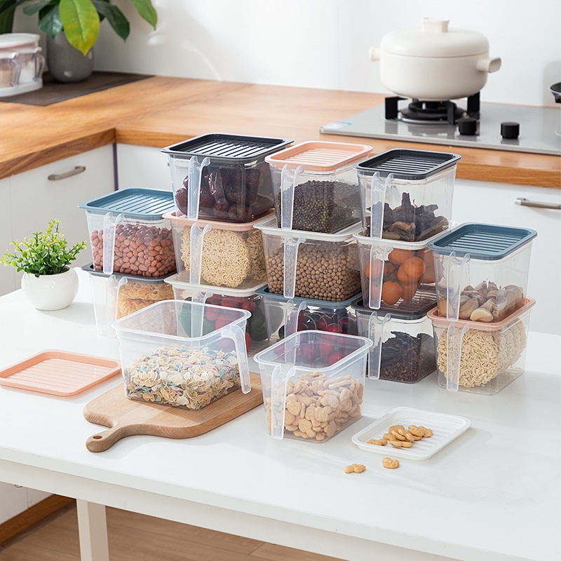 Tempat Penyimpanan Makanan Kulkas Storage Lemari Es Kotak Kontainer Kulkas