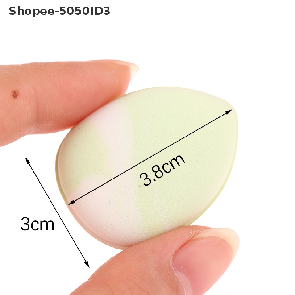 [HOT] 5/10pcs Mini Finger Puff Foundation Powder Detail Makeup Sponge Alat Makeup [ID]