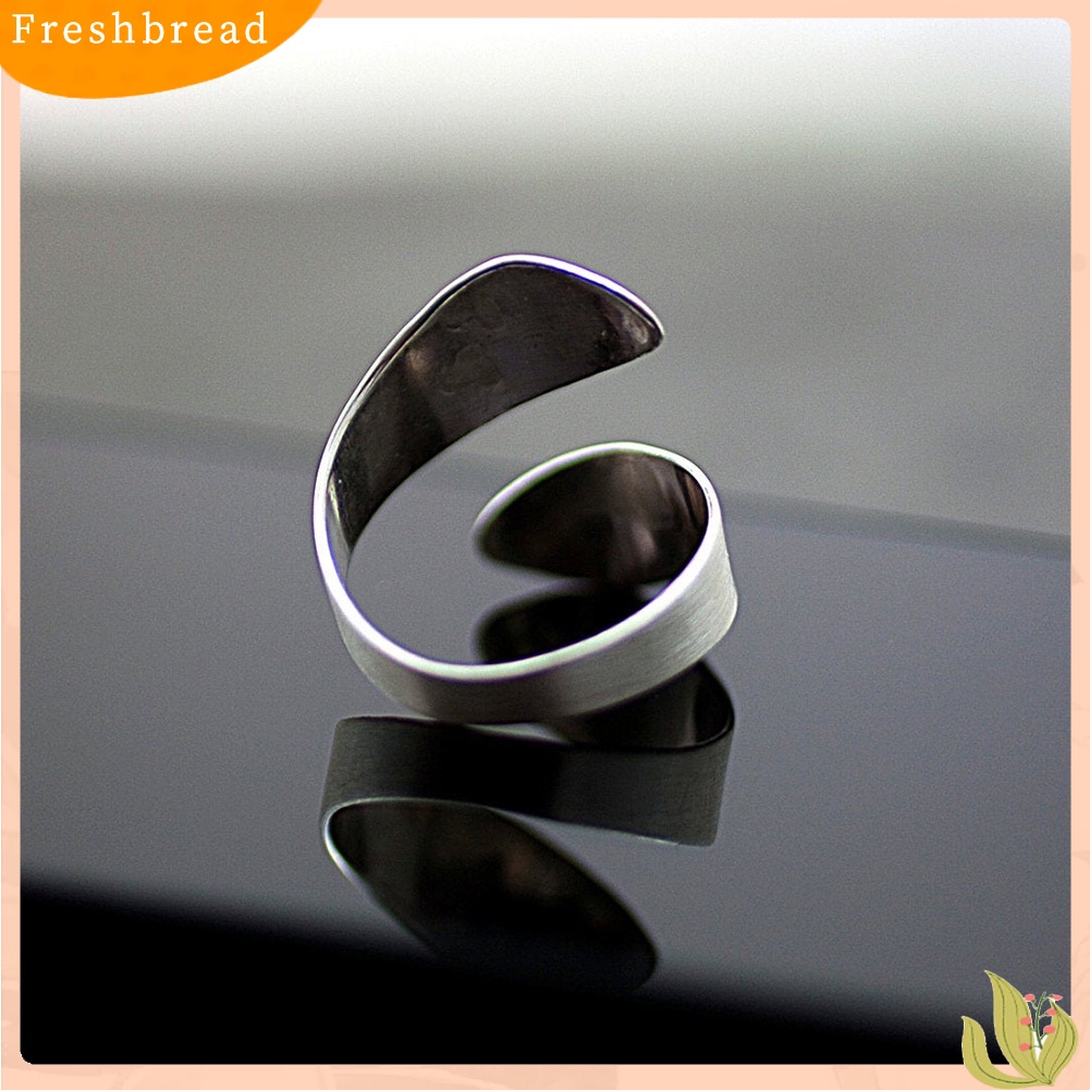 &lt; Freshbread &gt; Sederhana Wanita Dandelion Spiral Pembukaan Jari Cincin Adjustable Pesta Perhiasan Hadiah