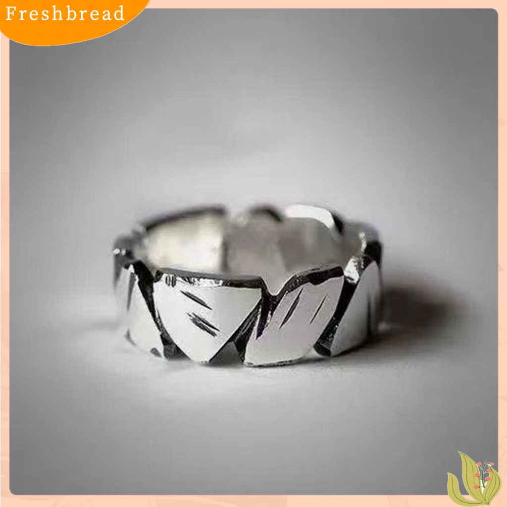 &lt; Freshbread &gt; Pria Cincin Kilau Terang Terbuka Berakhir Kepribadian Semua Pertandingan Hadiah Perhiasan Geometris Kasar Splicing Bentuk Tidak Teratur Laki-Laki Pesta Jari Cincin Untuk Perjamuan