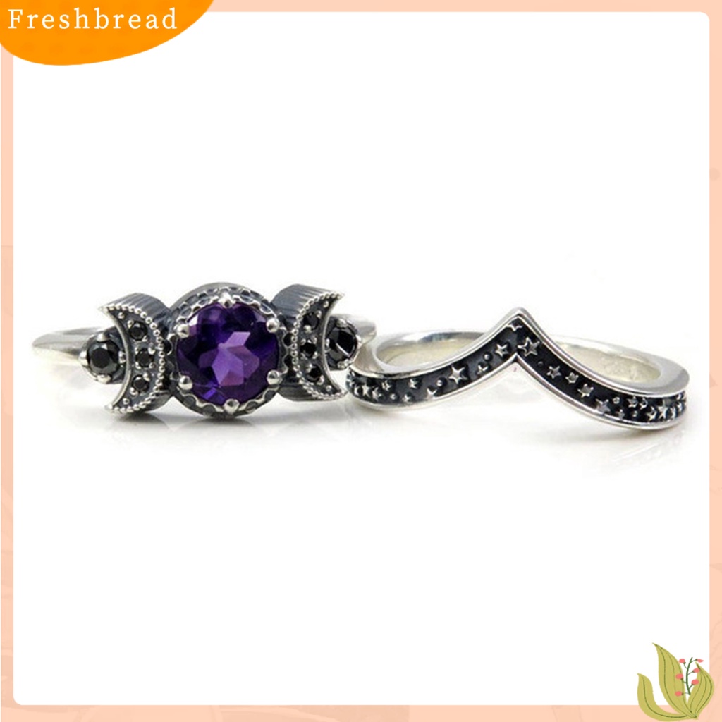 &lt; Freshbread &gt; Lady Finger Ring Hecate Style Indah 2warna Berlian Imitasi Female Ring Untuk Pernikahan