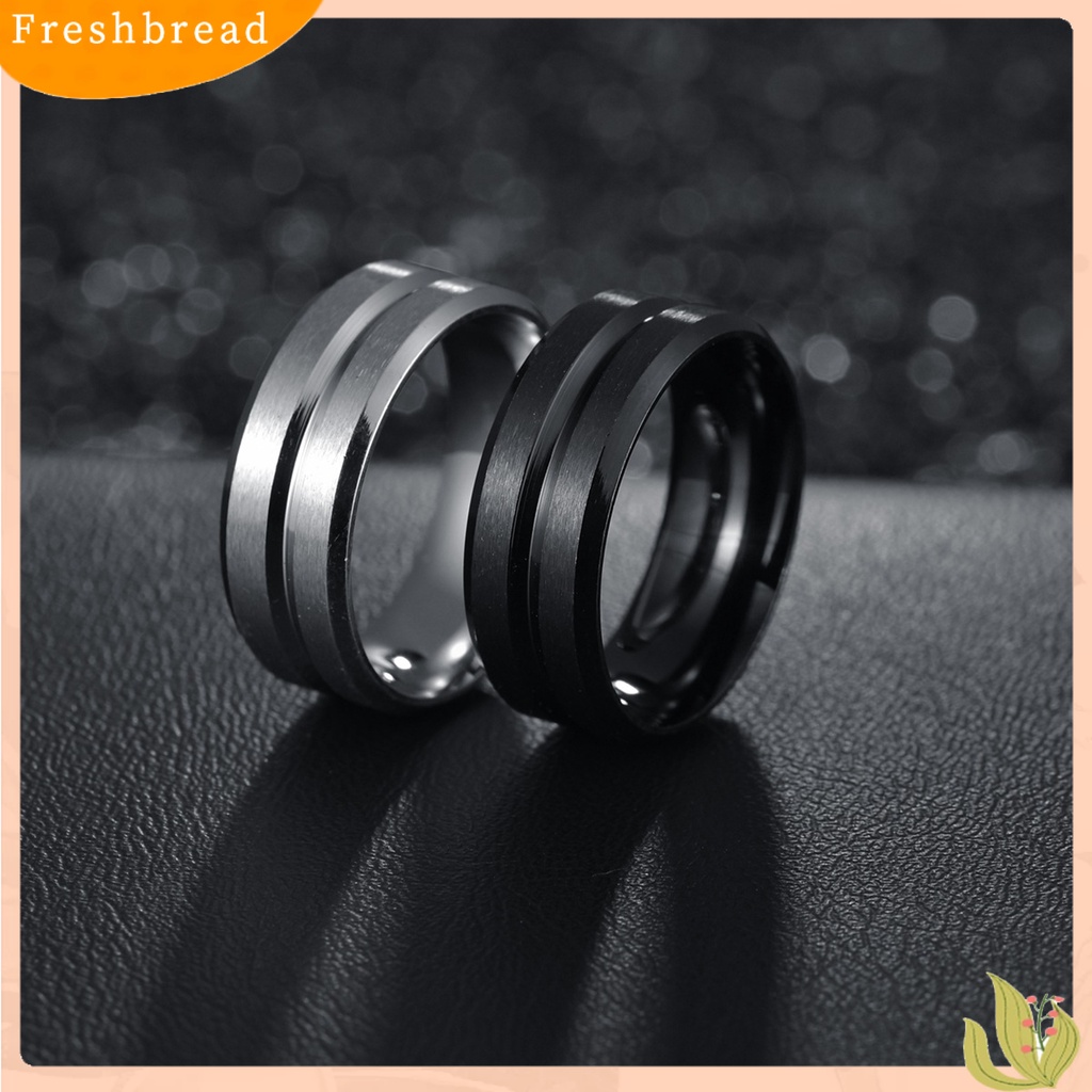 &lt; Freshbread &gt; Halus Menarik Pengerjaan Halus Mengkilap Mata-catching Sehari-Hari Memakai Kokoh Wanita Fashion Perhiasan Cincin