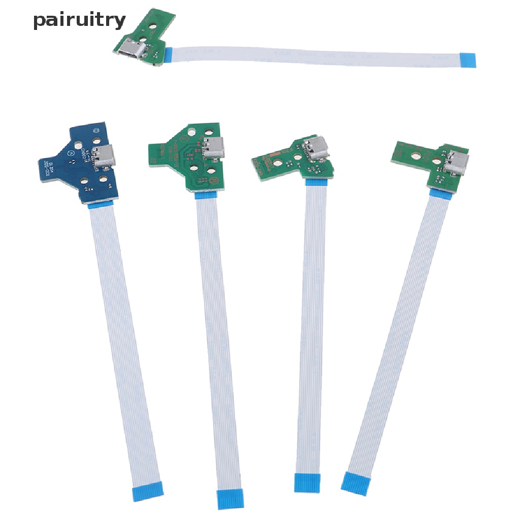 Prt USB Charging Port Socket Circuit Board 12Pin JDS 0110030 040untuk Controller PS4 PRT