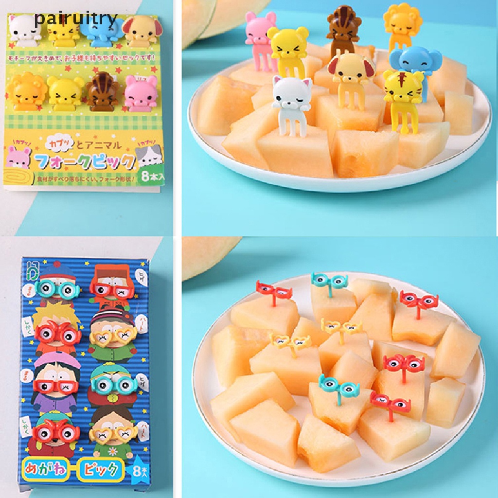 Prt Bento Sayur Kuali Lucu Mini Balita Anak Buah Garpu Tusuk Gigi PRT