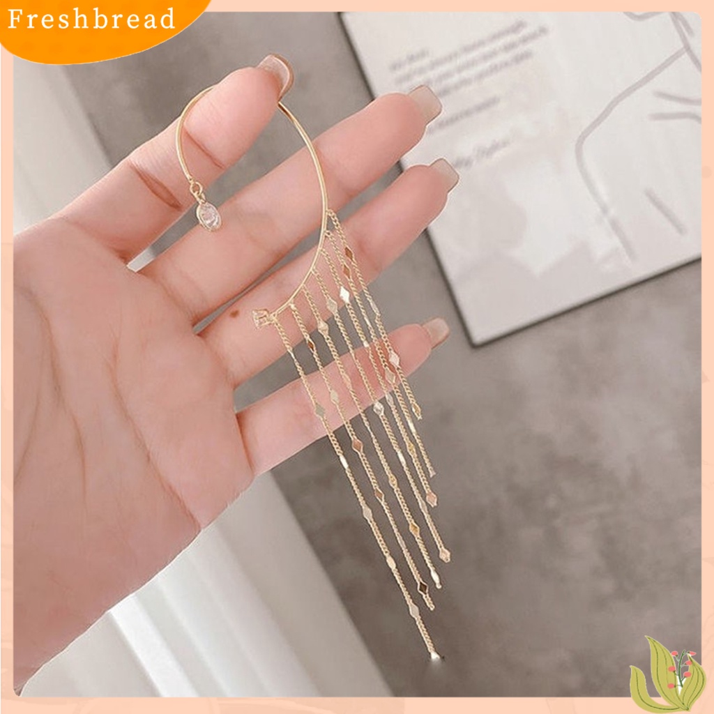 &lt; Freshbread &gt; 1Pc Klip Anting Jumbai Ear Wrap Jenis Perhiasan Berlebihan Manset Telinga Vintage Untuk Pesta