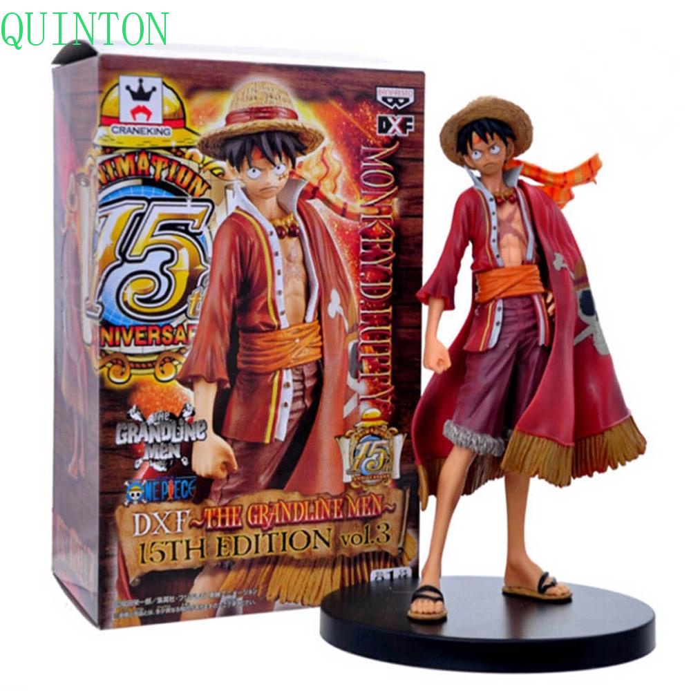 QUINTON Gift Luffy Action Figure Collectible Juguetes Figures Monkey D Luffy Anime Christmas 17cm Model Toys Theatrical Edition