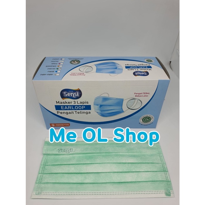 MURAH GROSIR Masker Sensi Convex Sensi Duckbill KN95 Sensi Earloop & Hijab - Earloop isi 40