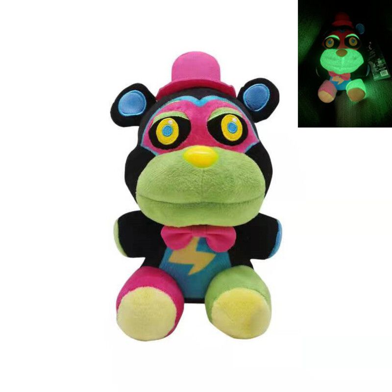 Pelanggaran Keamanan Mainan Mewah Foxy Boneka Luminous Funko FNAF Boneka Lima Malam Di Boneka Moondrop Plushie Freddy