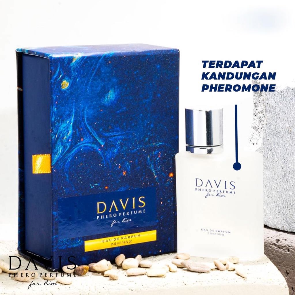 DAVIS Phero Eau De Perfume For HIM Isi 35 ml Love Fragrance BPOM PARFUM PHEROMONE