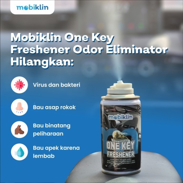 Mobiklin One Key Freshener - Odor Eliminator Penghilang Bau Mobil