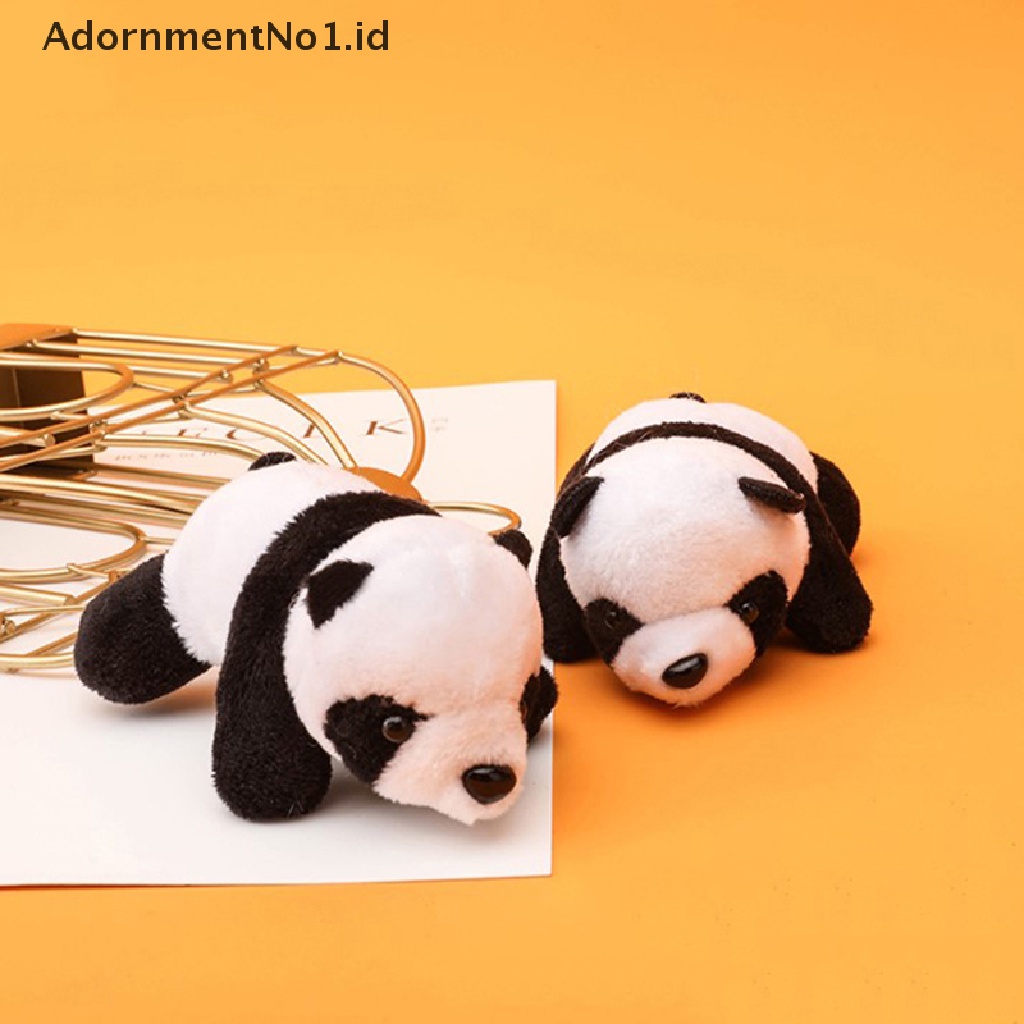 [AdornmentNo1] Panda Beruang Bros Panda Pin Hewan Bros Lembut Mewah Mainan Pin Cinta Panda Perhiasan Kawaii Hadiah Kreatif Lucu Aksesoris [ID]