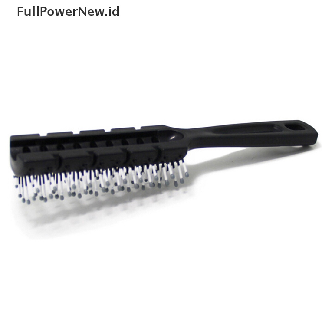 Power 1Pc Fashion Pria Sikat Rambut Keramik Besi Sisir Bulat Barber Dressing Salon Styling ID