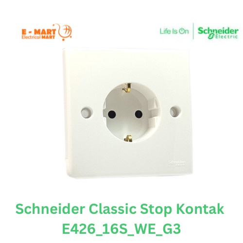 SCHNEIDER CLASSIC Stopkontak Tanam