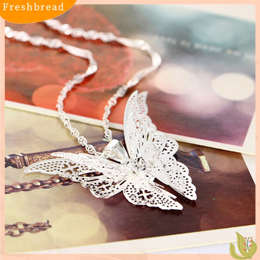 {In Stock} Jepit Rambut Kalung Indah Pengerjaan Halus Menawan Kalung Kupu-Kupu Mewah Untuk Pacaran