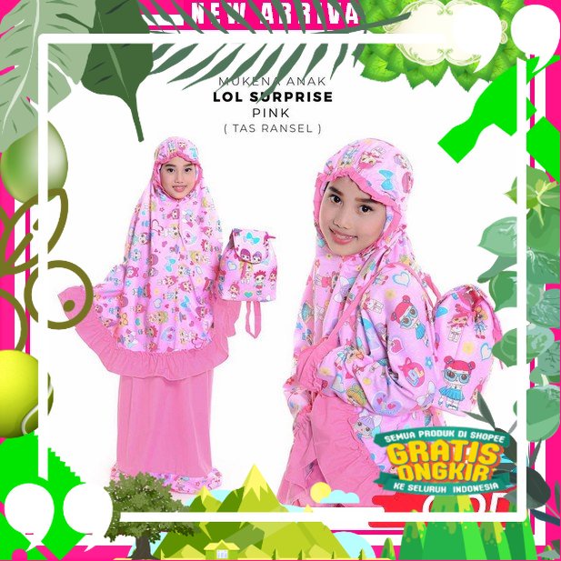 Mukena / Mukena Anak Lucu / Mukena Anak Polos / Mukena Anak Karakter / Mukena Buat Lebaran / Mukena 