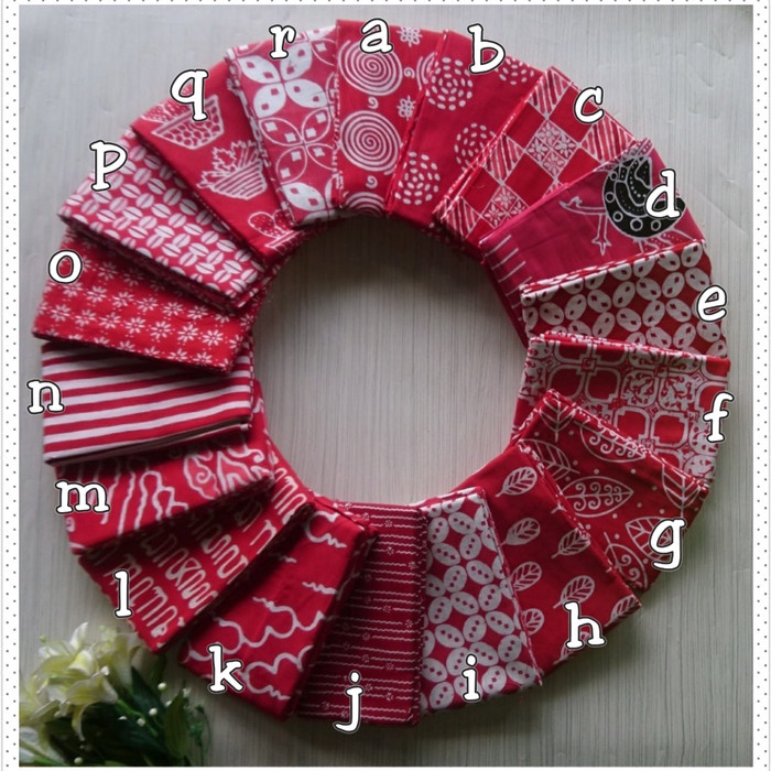 Kain Batik Cap Handmade Serian Merah Putih (9)