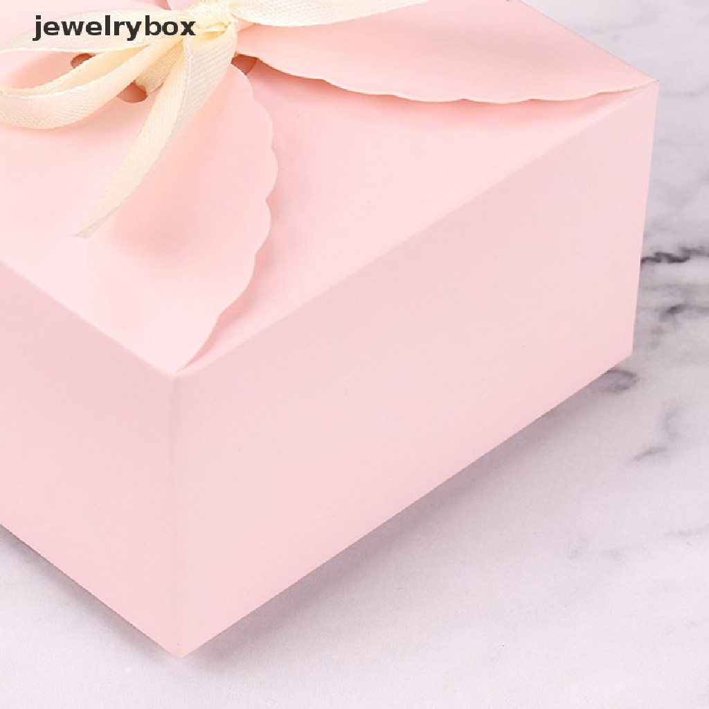 [jewelrybox] 5pcs Warna Paper Candy Box Gift Bag Kemasan Kado Pernikahan Paper Box Kecil Butik