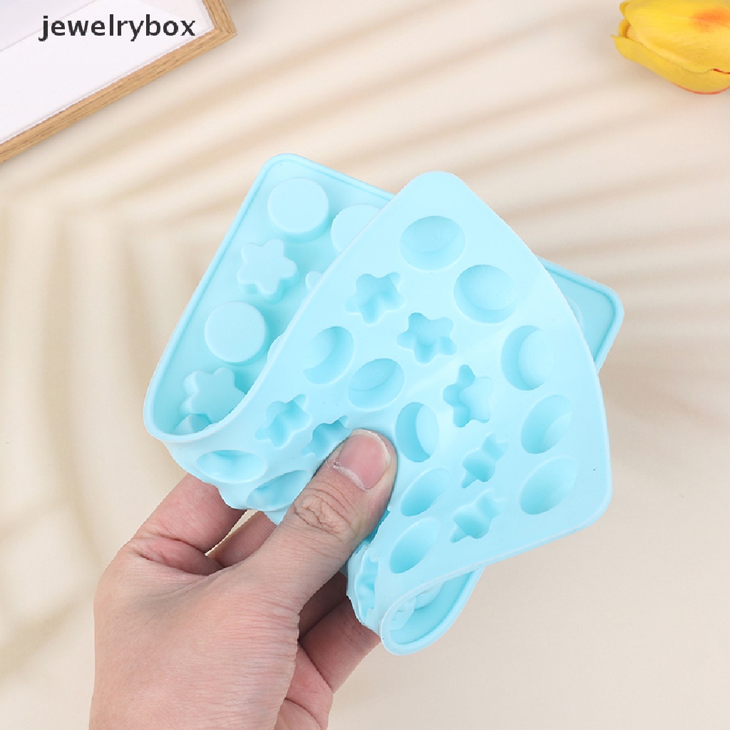 [jewelrybox] Cetakan Coklat Silikon Pentagram Mini Jelly ar Mold Dapur Baking Butik