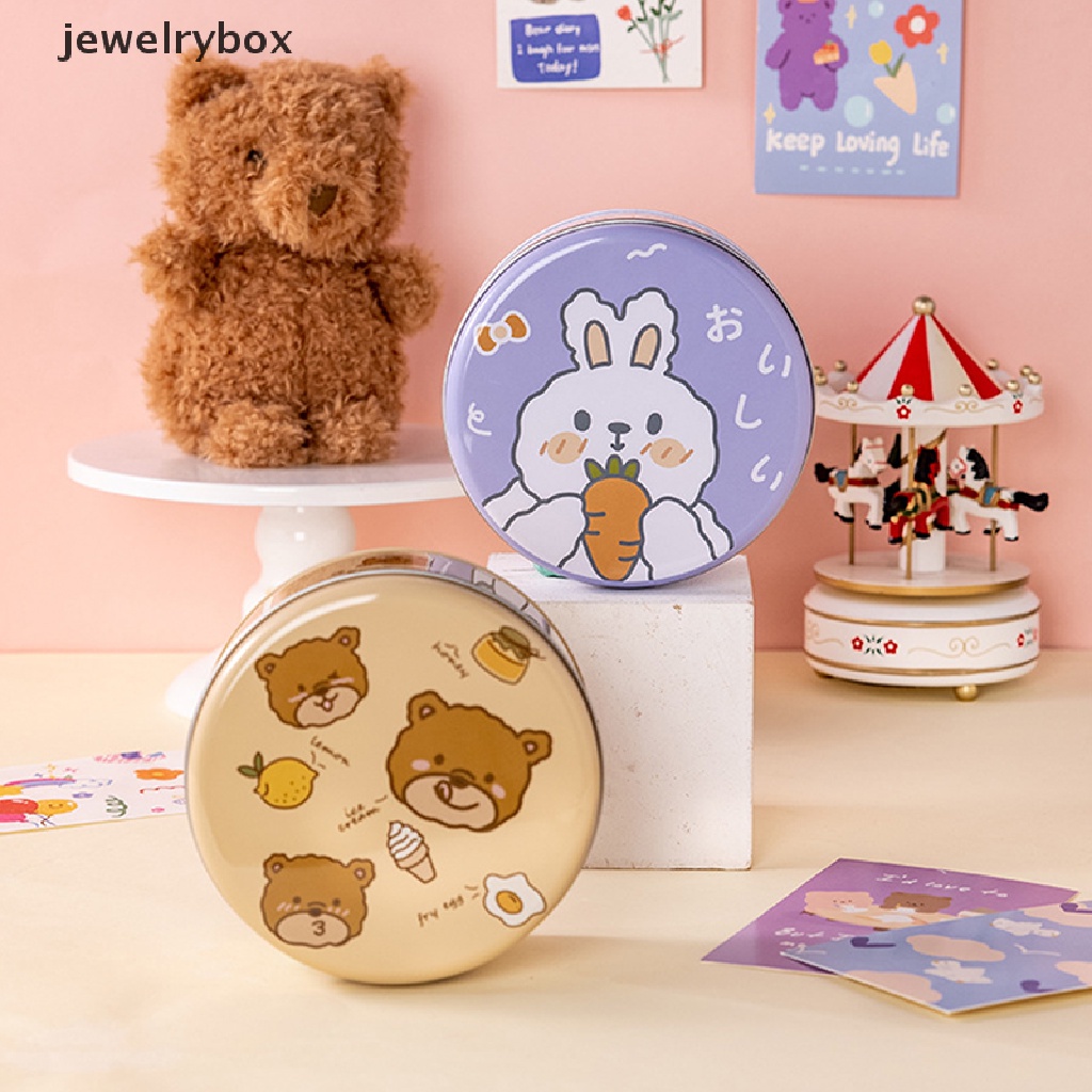 [jewelrybox] Kartun Tinplate Candy Box Koper Serba Serbi Penyimpanan Perhiasan Dapat Home Decor Boutique