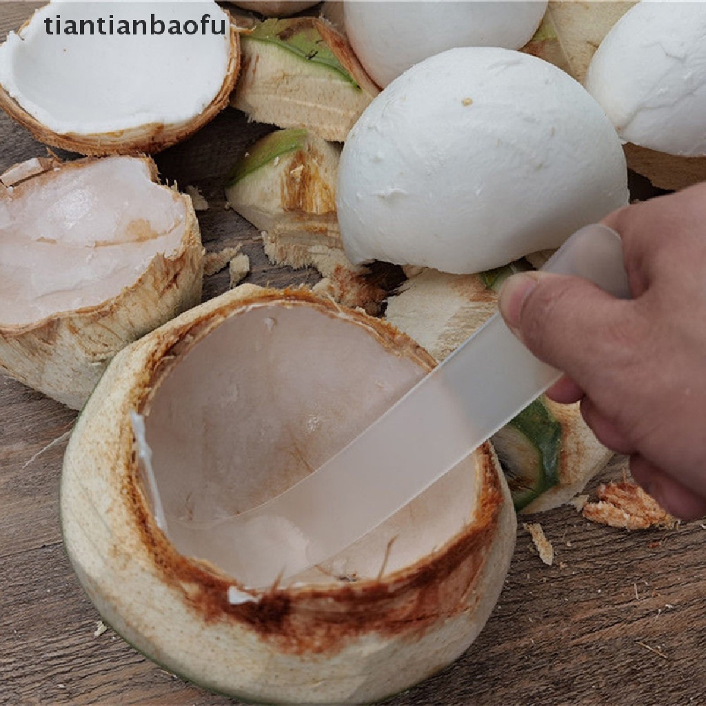 [tiantianbaofu] Gali Kelapa Alat Penghilang Daging Kelapa Plastik Bisa Dicuci Coconut Tools Boutique