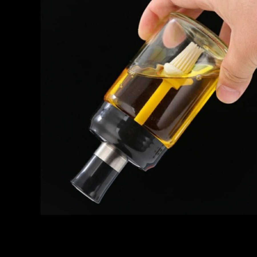 IG - BOTOL BUMBU DAPUR KACA | SENDOK MADU KUAS | TEMPAT BUMBU DAPUR SENDOK GARAM | SPICE BOTTLE