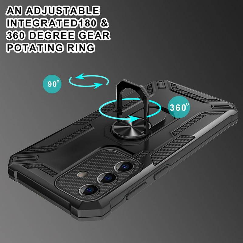 Case Cincin Bahan Metal Untuk Moto G9 Play Plus Power G100 EDGE G30 Power Magnetic Holder protect cover Untuk Moto G71 G60 G60S G50 G52 G20 G10