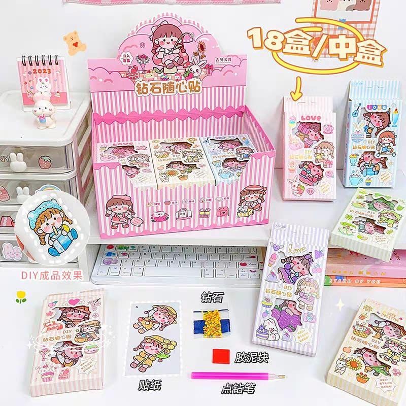 BAJ Mainan Anak - Sticker DIY Diamond Cutie Pop Sticker Motif Edukasi Painting Sticker Murah Sticker Korea SS228