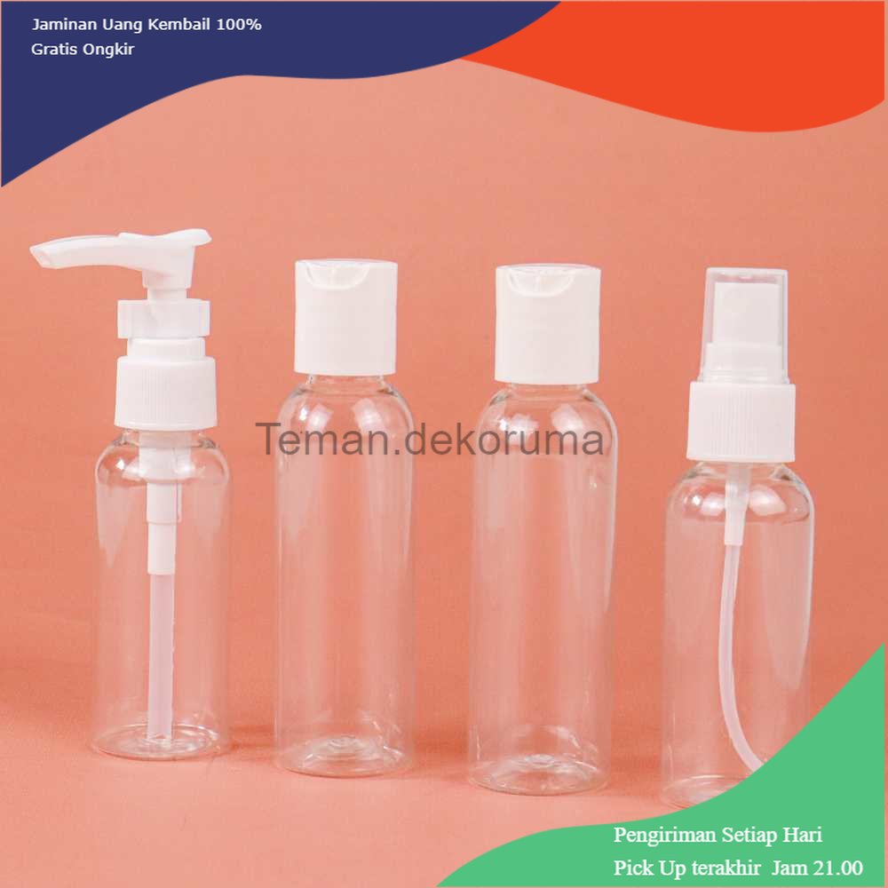 TD - ART MUQGEW Botol Travel Size Liquid Bottle Pack 6 PCS - SV1