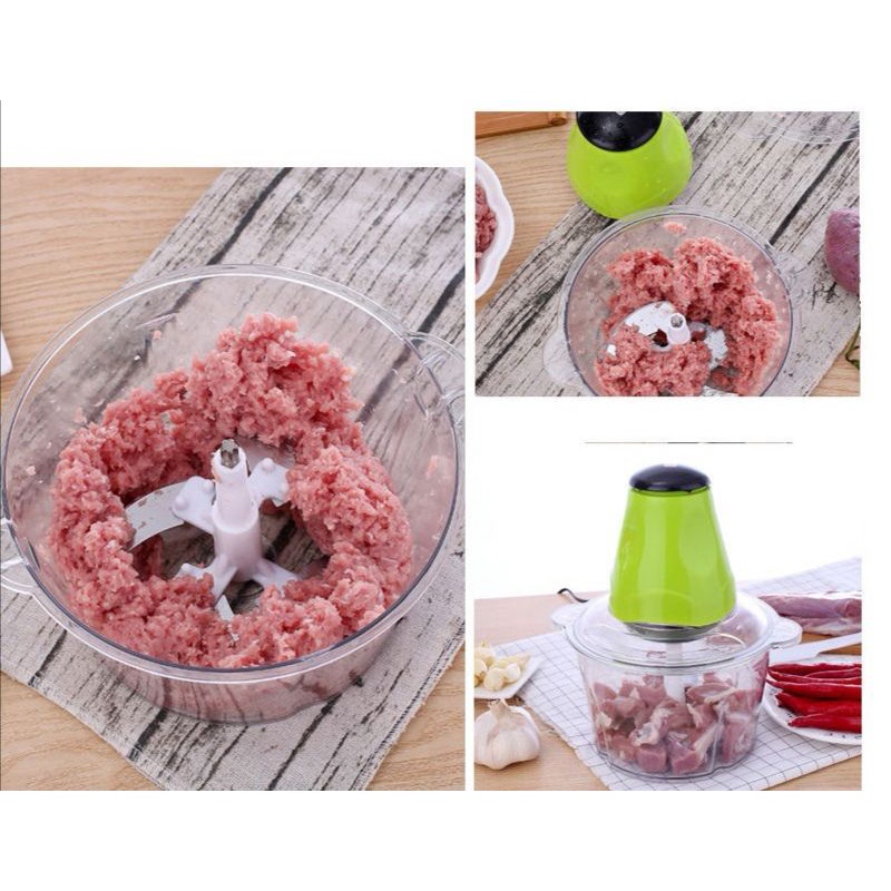 Blender Daging Bumbu 4 Mata Pisau Elektrik Meat Grinder Gilingan Daging 2L  DIVASTORE