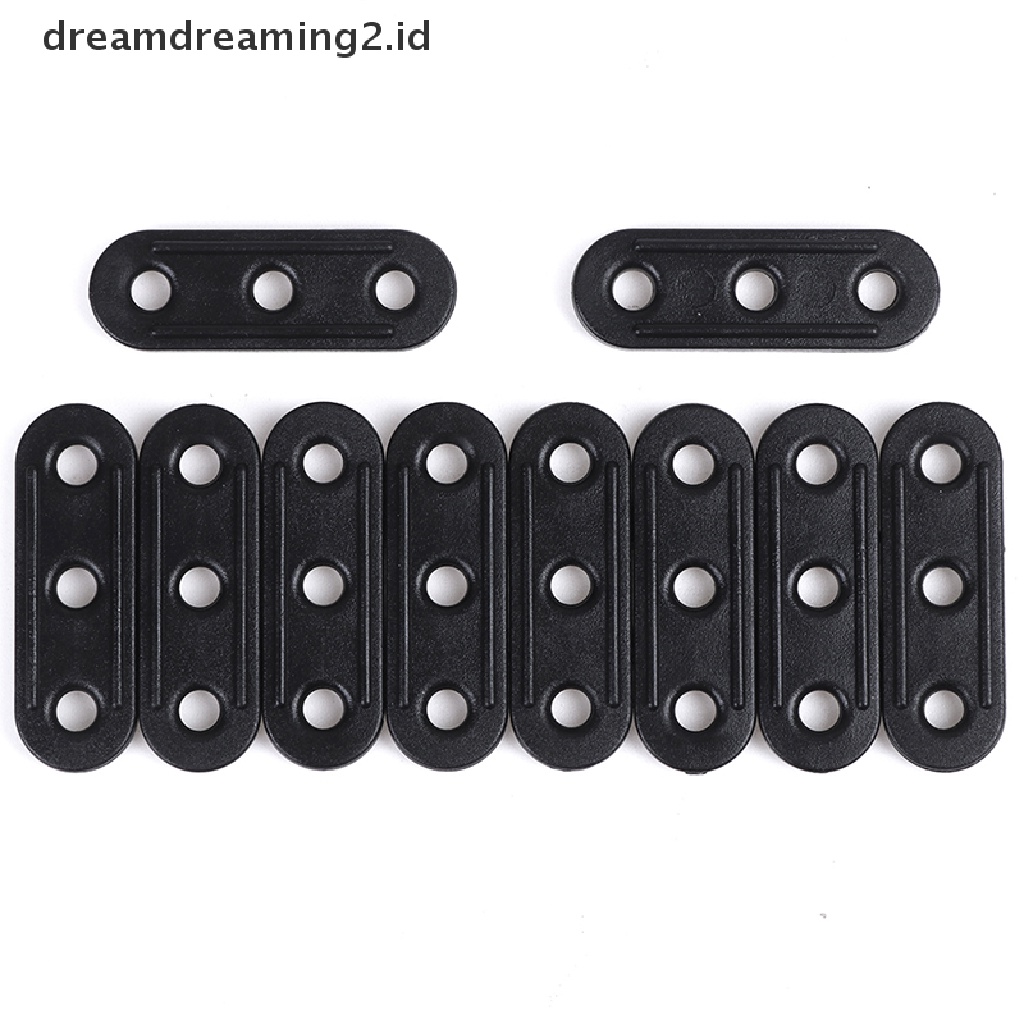 (hot) 10kemah Kanopi Terpal Cowok Garis Bengkok Runner Tenda Klip Lock Rope Tensioners  //