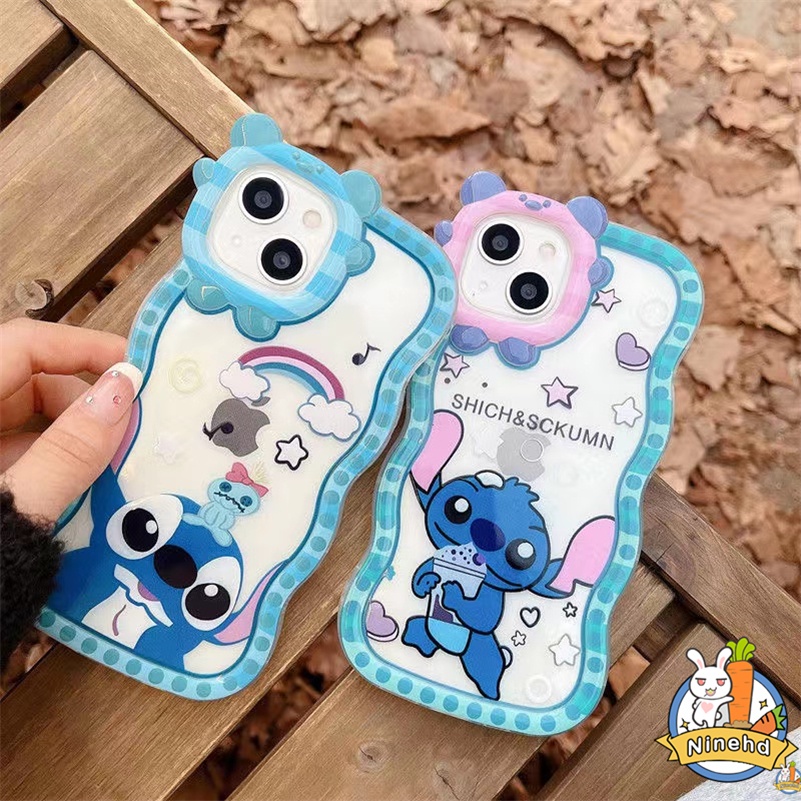 IPHONE Casing Kompatibel Untuk Iphone14 13 12 11 Pro Max X Xr Xs Max SE 7 8 6 6s Plus SE Kualitas Tinggi Monster Kecil Casing Ponsel Shockproof Silikon Bening Tahan Debu Lembut TPU Penutup Belakang SE SE