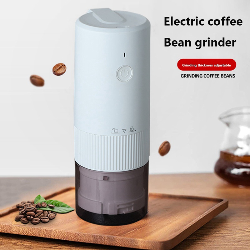 Electric Burr Coffee Grinder Penggiling Kopi Biji Kopi Otomatis Portable Burr Grinder Mesin Penggiling Kopi USB Rechargeable