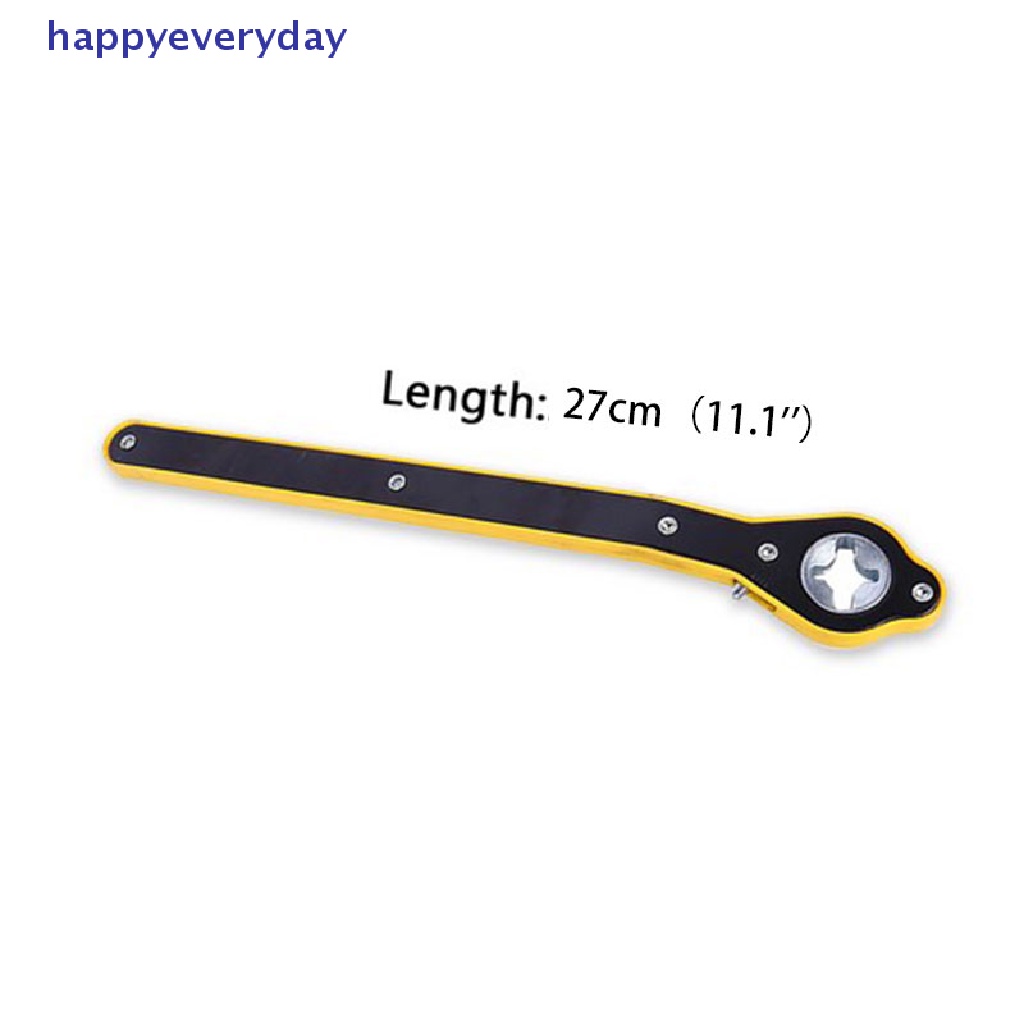 [happy] Auto Labor saving Jack ratchet Wrench Scissor Jack Kunci Pas Lug Roda Ban Garasi [ID]