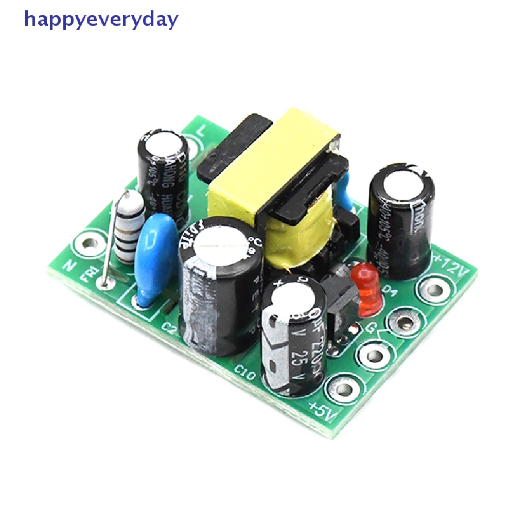 [happy] Konverter AC-DC Mini AC110V 220V Ke DC 12V 0.2A+papan Modul 5V [ID]