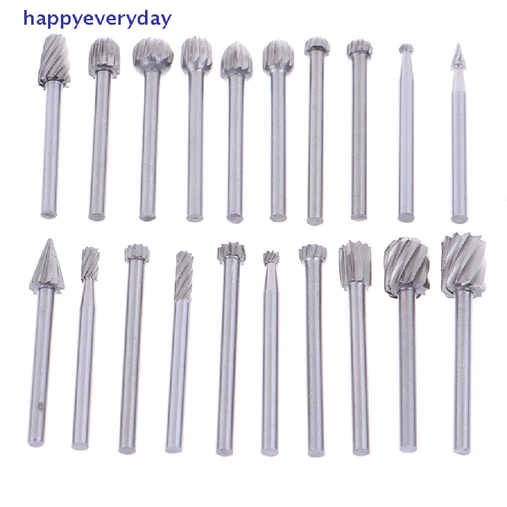 [happy] 20pcs Tungsten Carbide Rotary Point Burr Die Grinder Shank Set 3 * 40mm [ID]