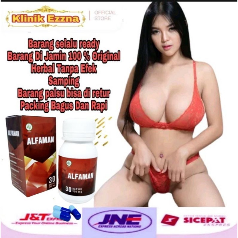 100% ORIGINAL ALFAMAN ASLI | ciri alfaman asli obat atasi masalah pria