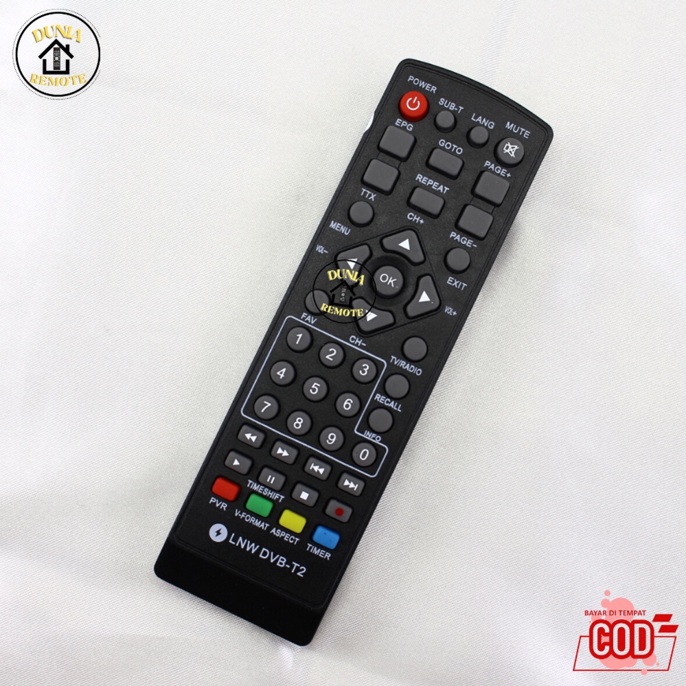 Remot Remote Set to box LUBY DVB T2 Parabola Advance PIOLINE NEW Hinomaru no setting