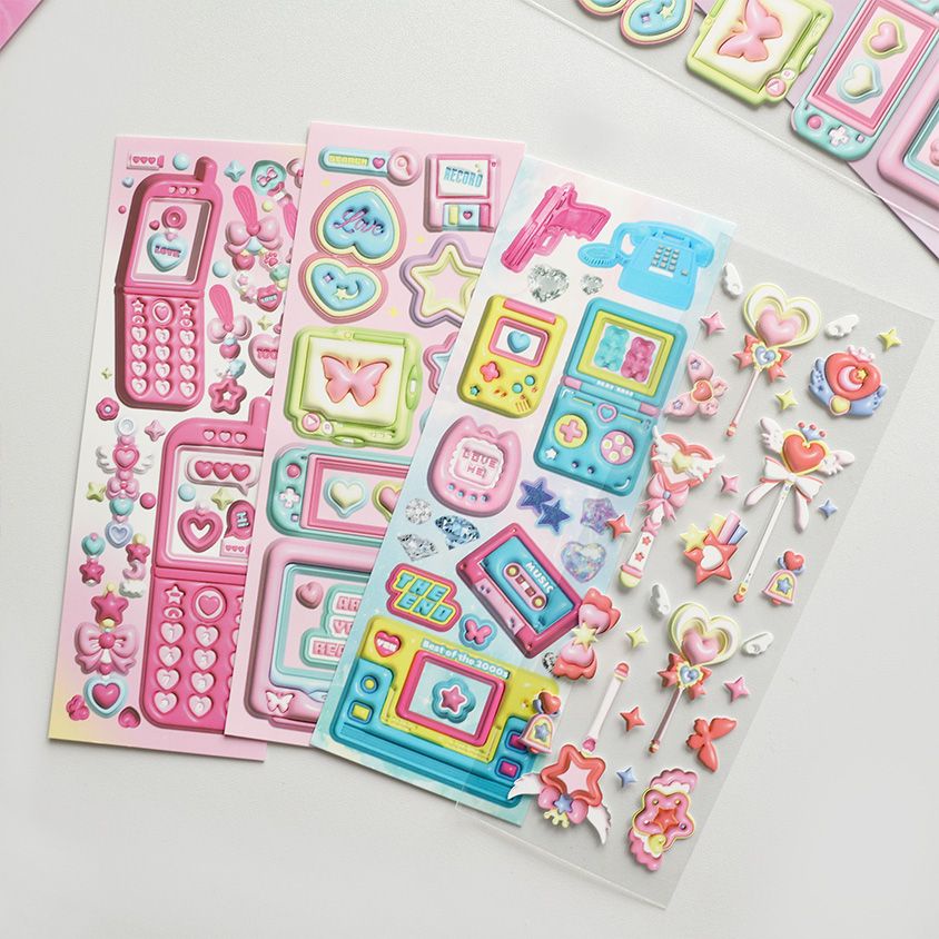 Stiker Seri Ekspanding GaLiCiCi Original/Domestic Cute Sense/Stiker Bahan Dekorasi Foto