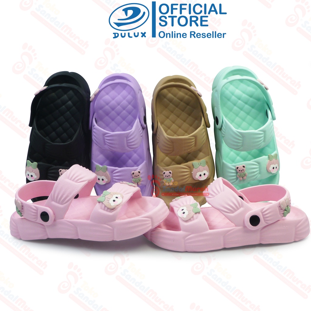 Toko Sendal Murah - Sandal Fuji Ban 2 Uk 36 - 40 / Sandal Perempuan Dewasa / Sandal Dua Strap Lucu / Sandal Slop Motif Boneka / Sandal Kekinian Terbaru [Toko Sendal Murah M 533 B]